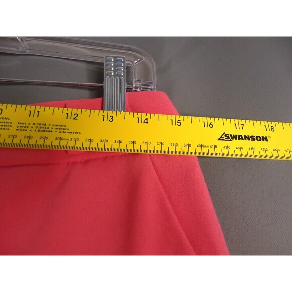 New York & Co Flat Front Dress Pants Hot Pink Womens Size 8 Barbie Core - Picture 6 of 9